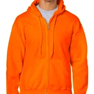 Gildan 50/50 Zip Front Hoodie